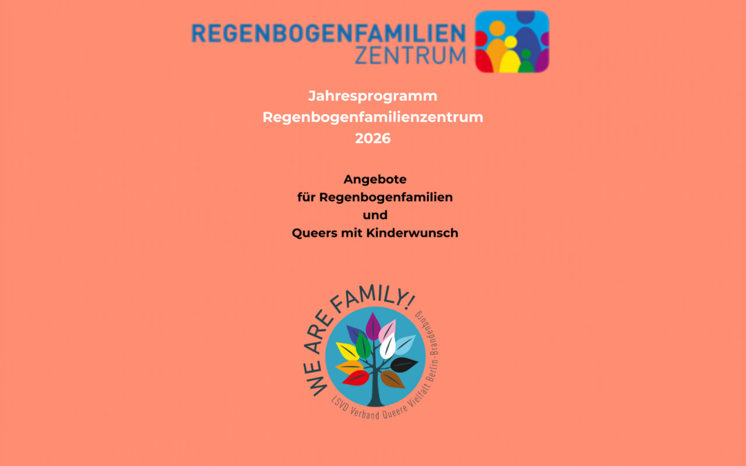 Jahresprogramm 2026 im Regenbogenfamilienzentrum