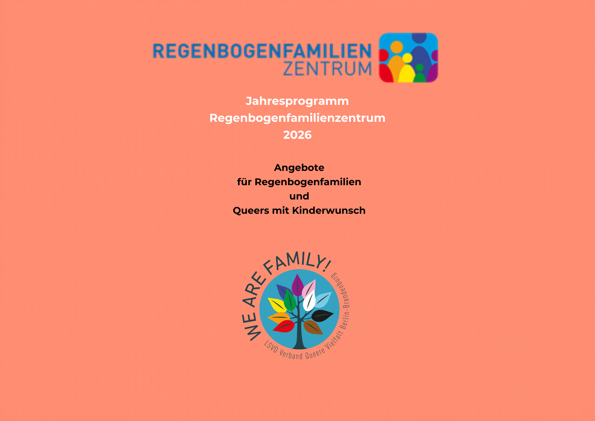 Jahresprogramm 2026 im Regenbogenfamilienzentrum